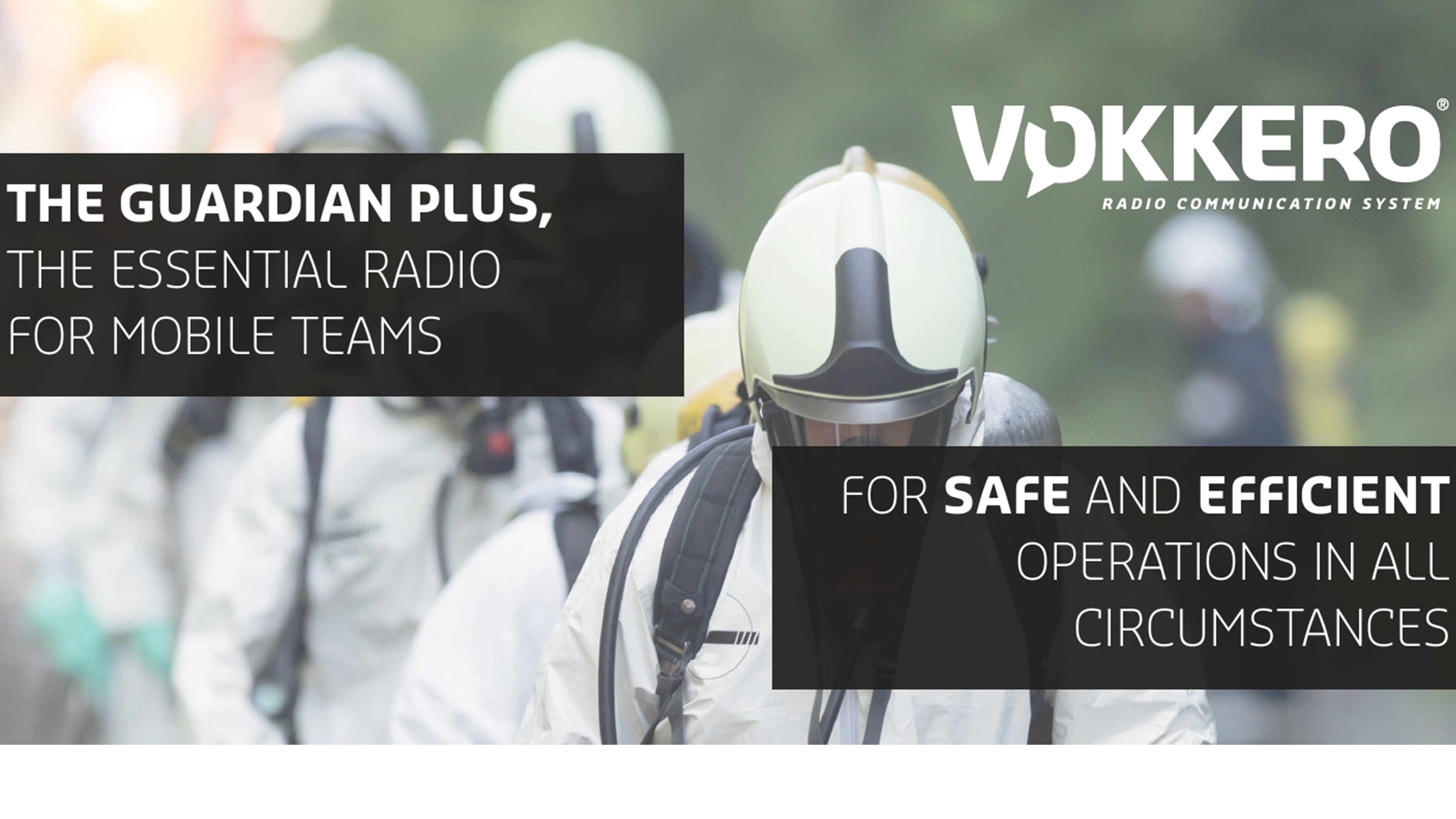 Deltronic Vokkero Guardian Plus for mobile, full duplex and licence free team communication